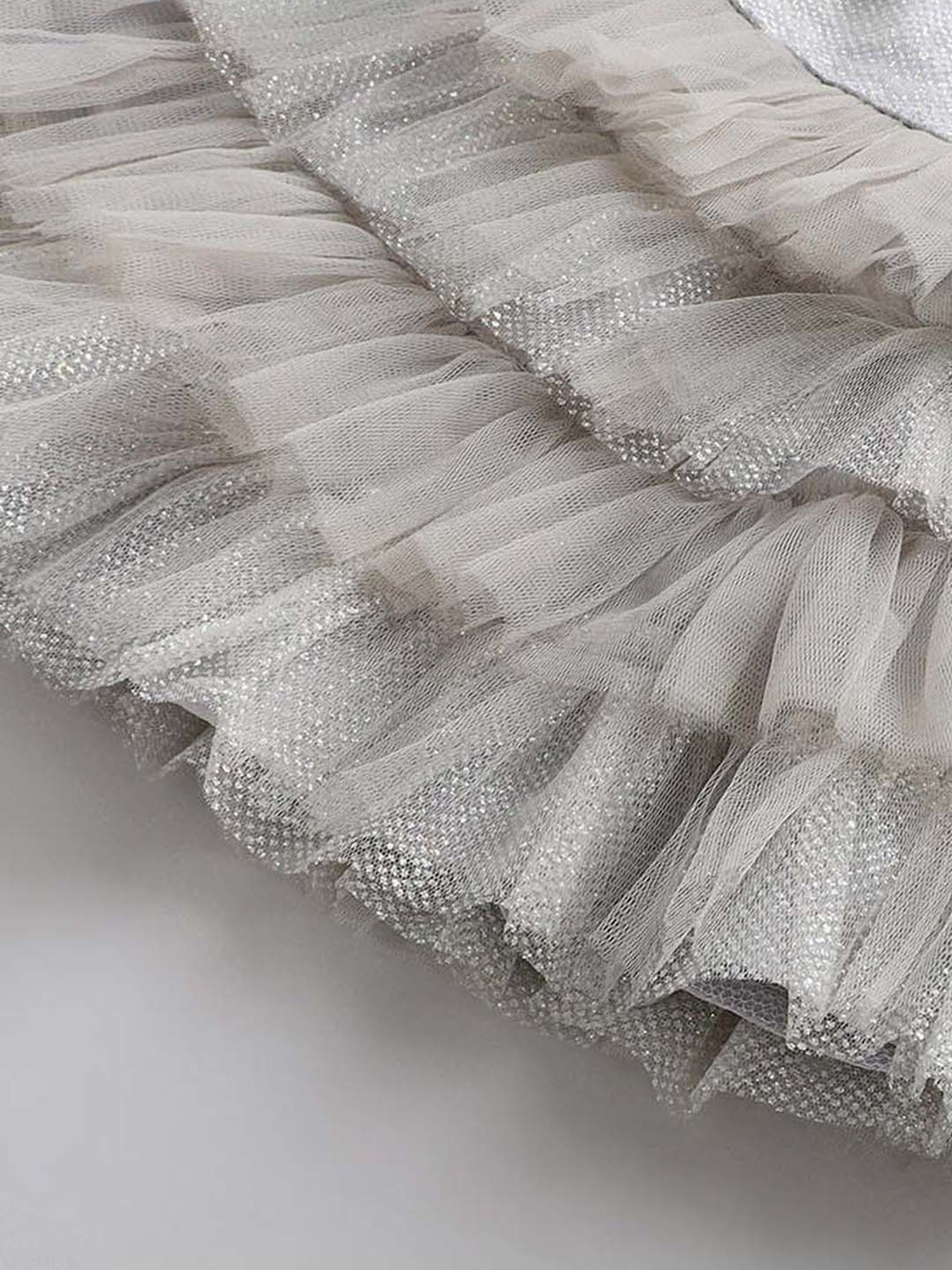 The Magic Wand Kids Beige Applique Dress