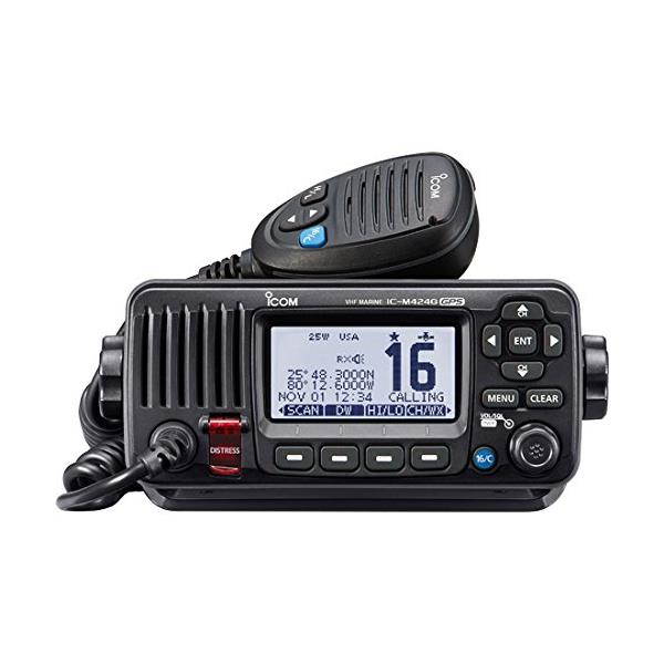 Icom  ICMM424G21  25-watt Vhf Radio With Gps & Cmiv (black)