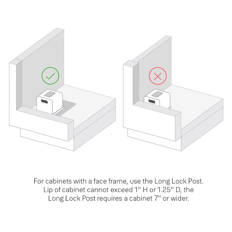 Yale YRCB-490-BLE-WSP Smart Cabinet Lock with Bluetooth