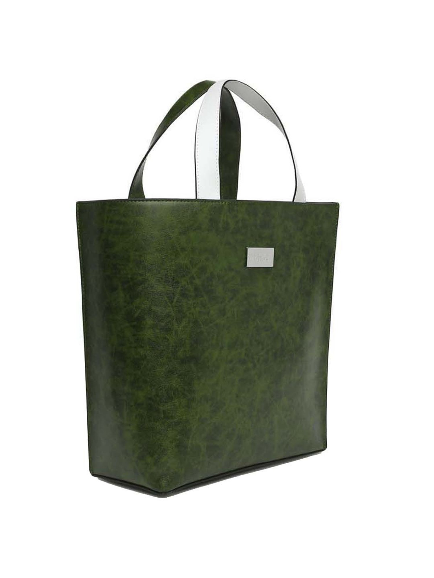 KLEIO Olive Solid Medium Handbag