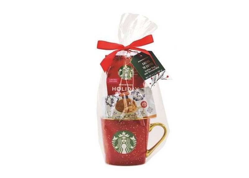 Starbucks Mug with Coffee & Cookies