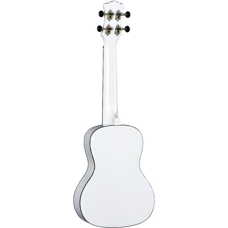 Luna Guitars Hau Snow Concert Ukulele White