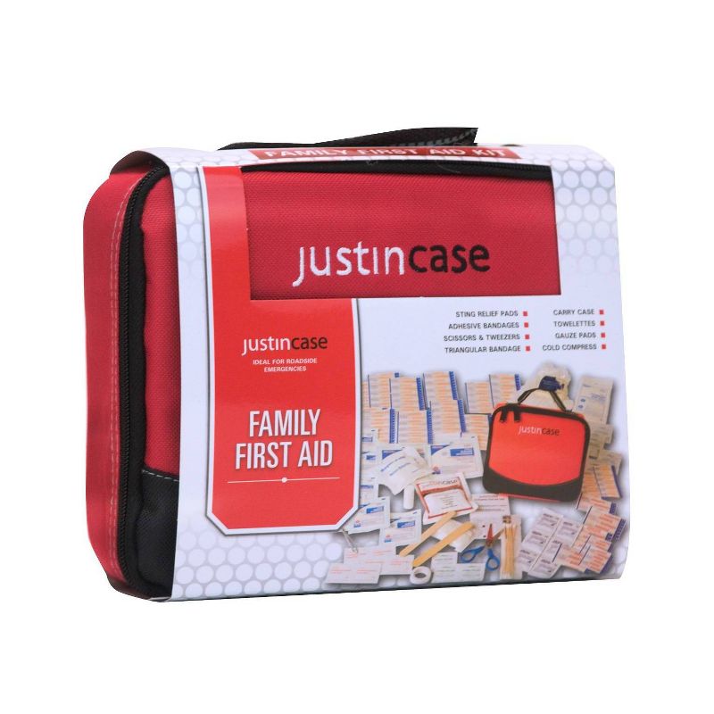 Family First Aid Kit Red - Justin Case