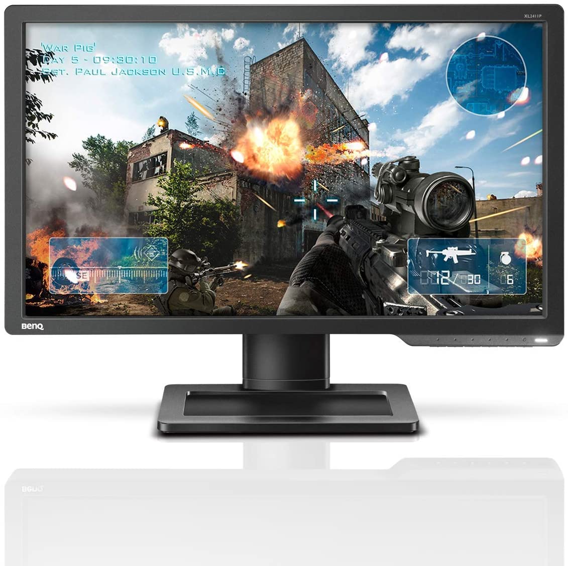 ZOWIE XL2411P 24 Inch 144Hz Gaming Monitor / 1080P 1ms / Black eQualizer and Color Vibrance for Competitive Edge / Does not Support 120Hz on console