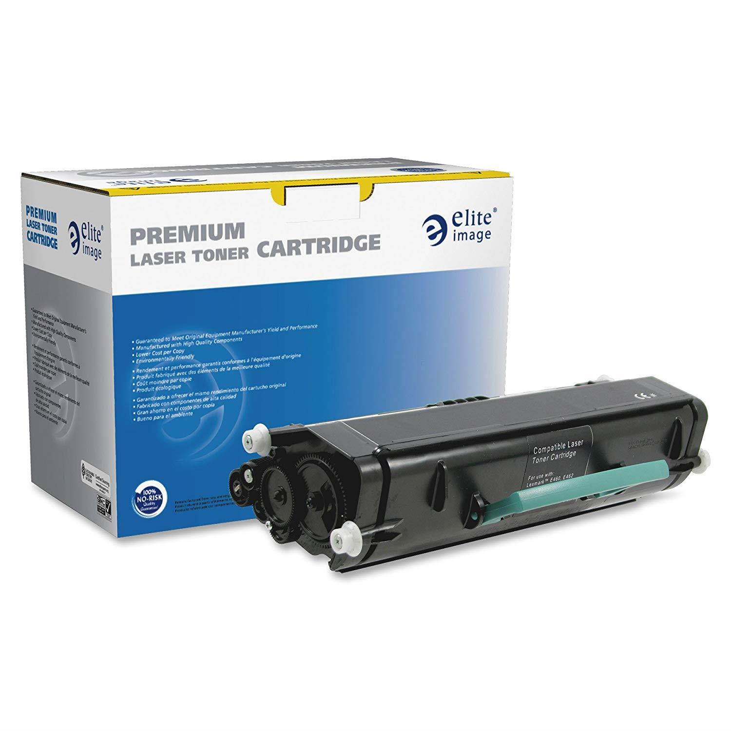 Elite Image ELI75590 Compatible Toner Replaces Lexmark E460X11A, Black