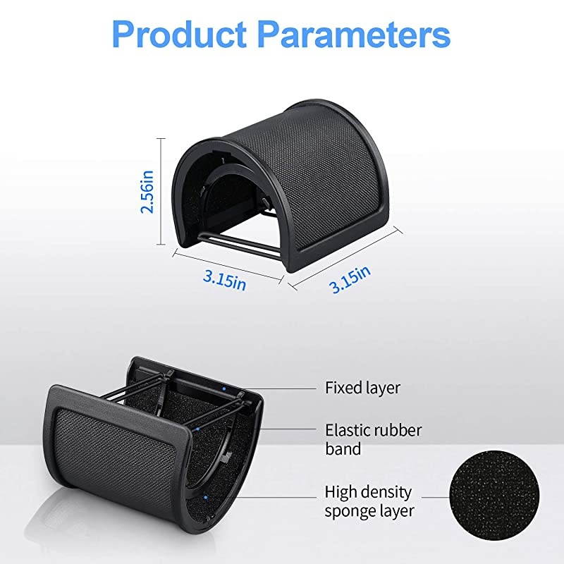 Pop Filter, [Upgraded Three Layers] Metal Mesh & Foam & Etamine Layer Microphone Windscreen Cover Handheld Mic Shield Mask,Microphone Accessories for Vocal Recording,Youtube videos,Streaming