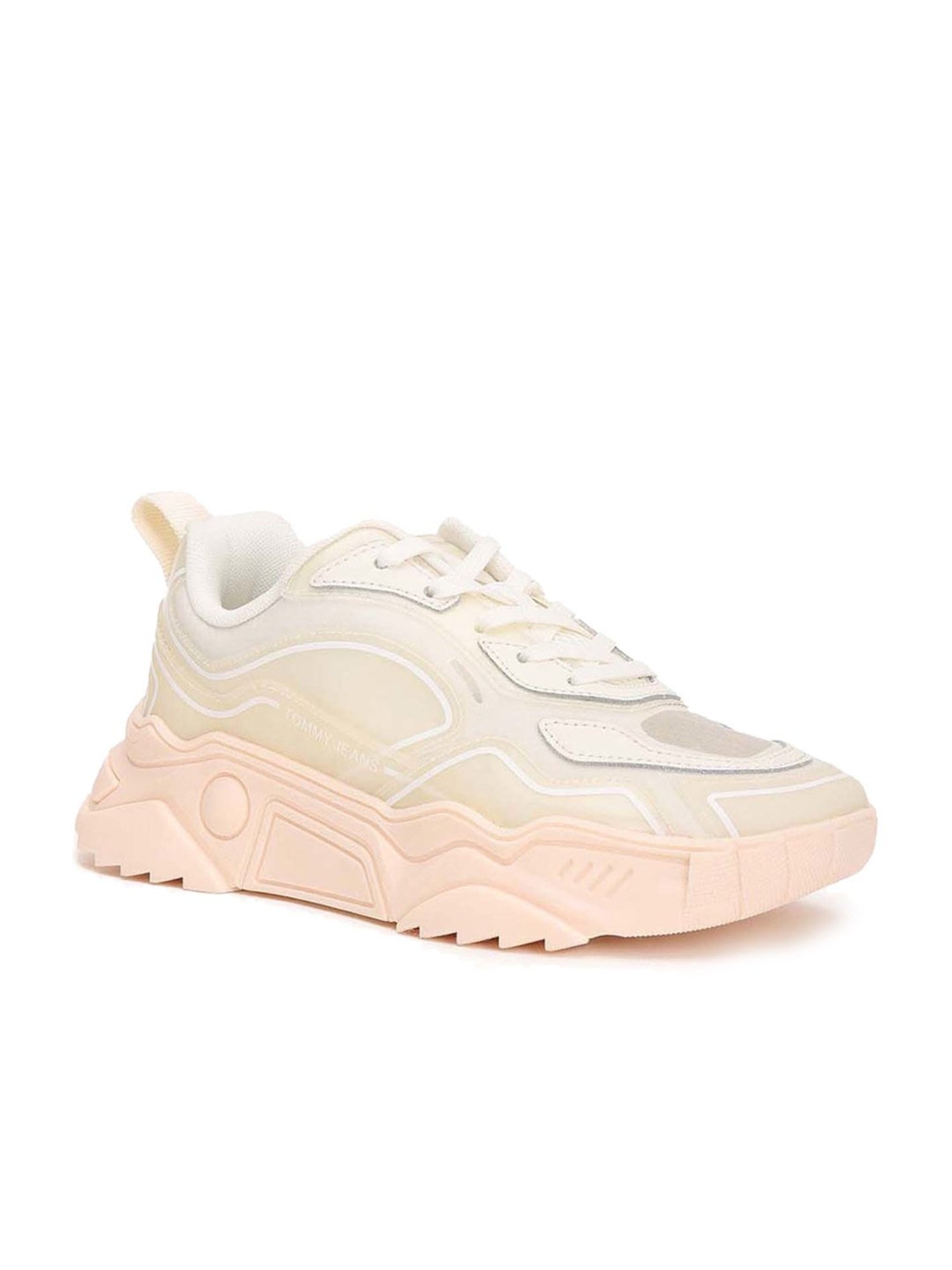 Tommy Hilfiger Women's Off White Casual Sneakers