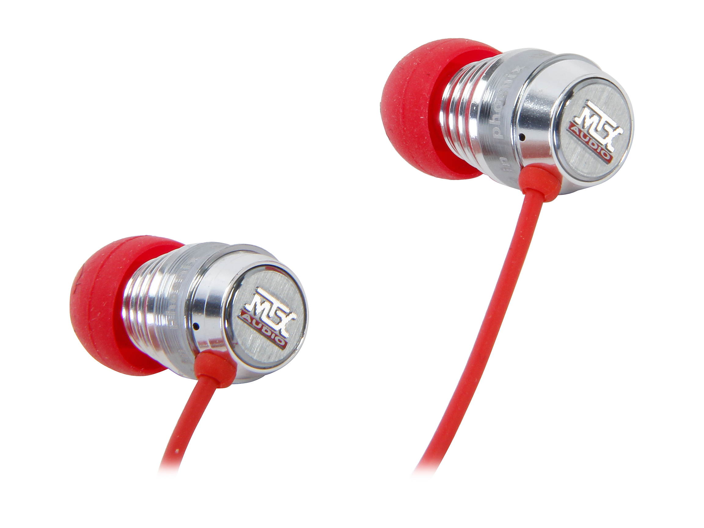 MTX StreetAudio Red iX2 - Red In Ear Acoustic Monitor Earbuds