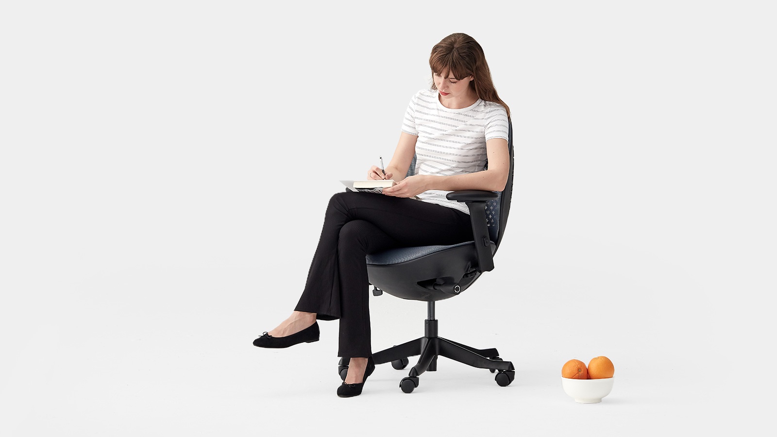 Autonomous Ergonomic Office Chair - AvoChair Baby Blue