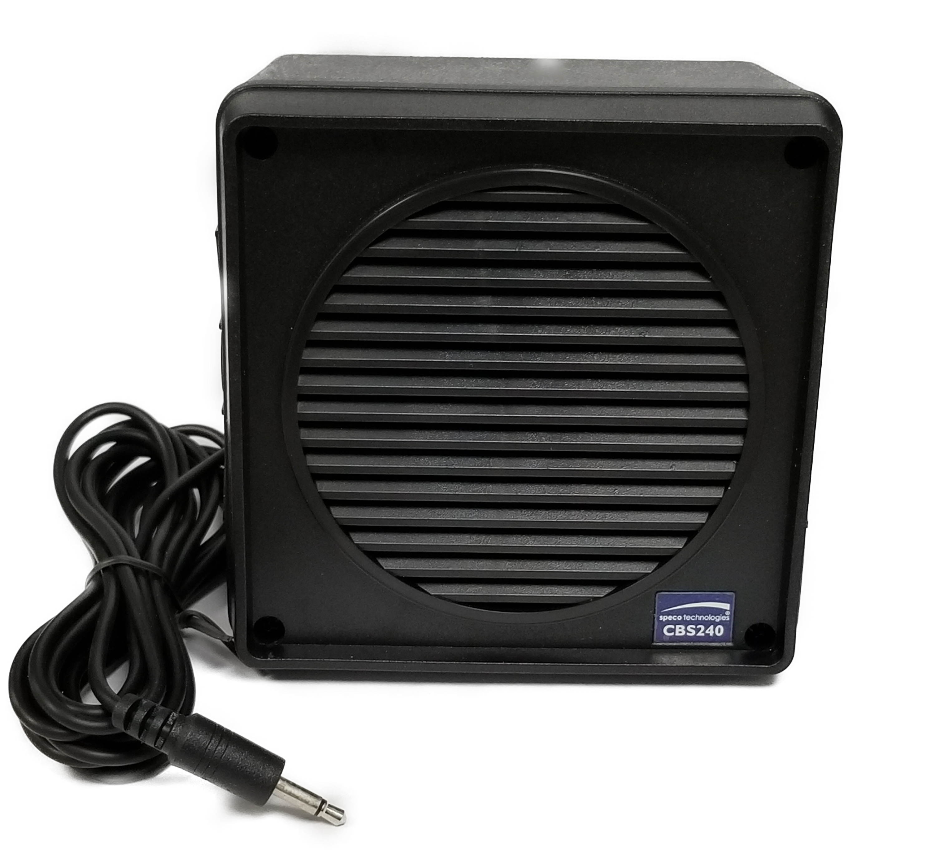 SPECO TECHNOLOGIES CBS240 Speaker,1.2 lb.,Black,88dB