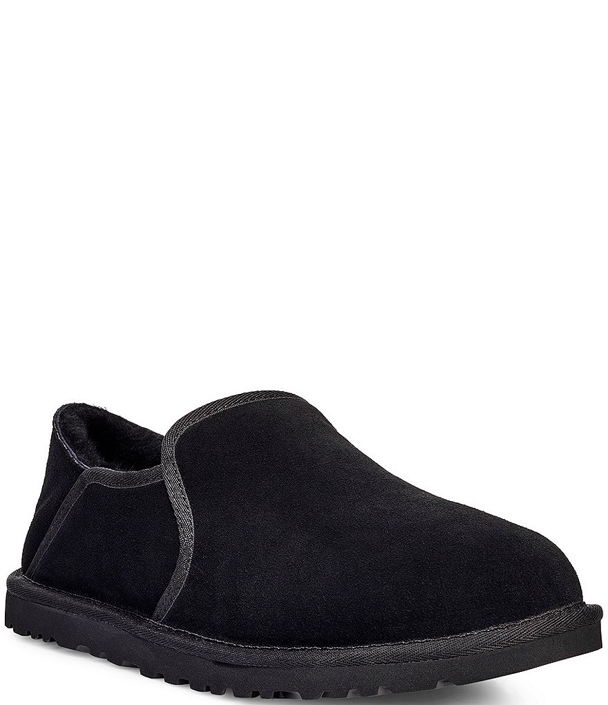 UGG&reg; Men's Scuff Logo Suede Slippers