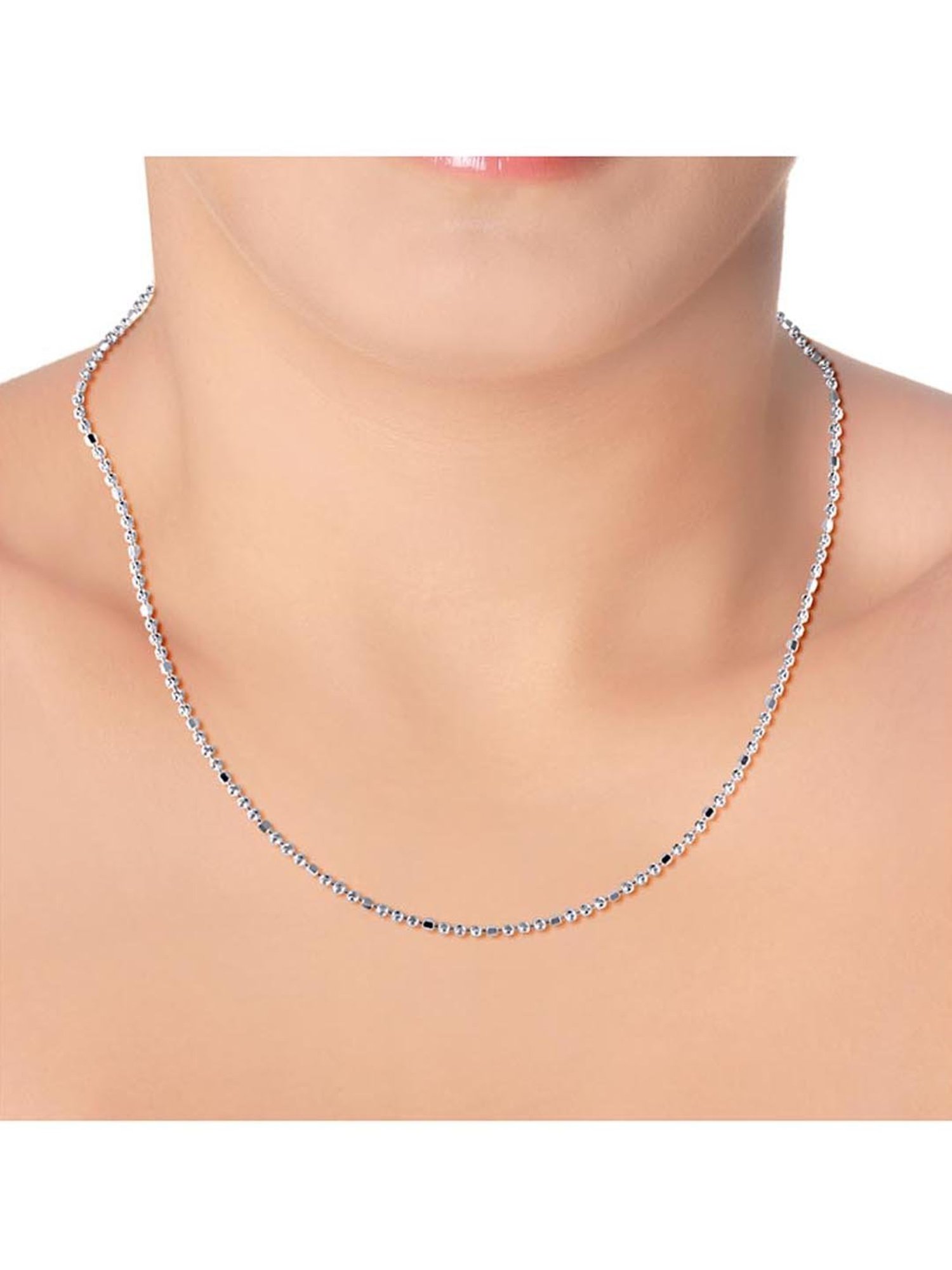 Zavya Sleek and Modern Golden Plated 92.5 Sterling Silver Box Chain