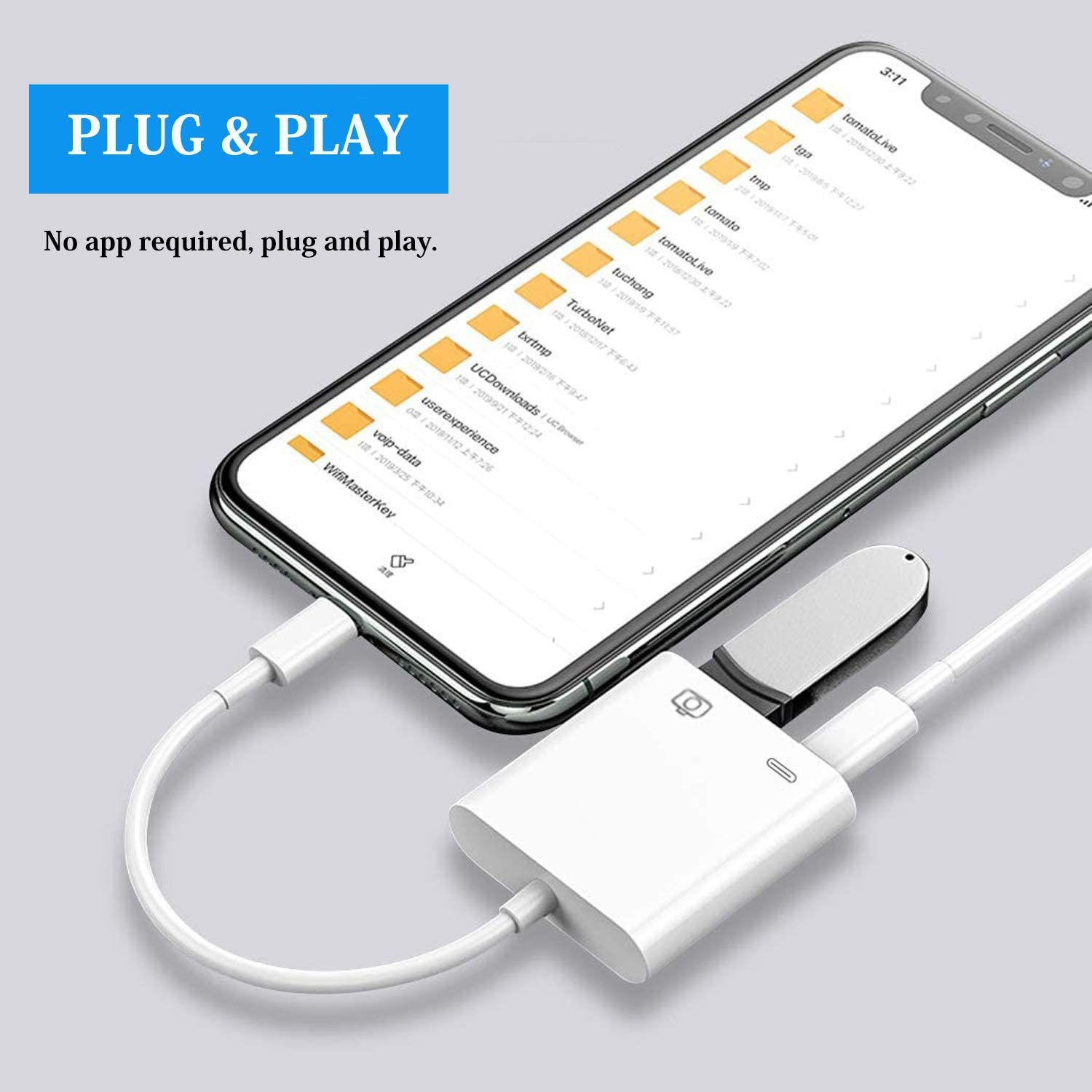 USB Camera Adapter USB 3.0 Male to Female OTG Data Sync Cable with Charging Port Compatible with Phone Pad Card Reader USB Flash Drive MouseKeyboardHubsMIDI Keyboard Controller