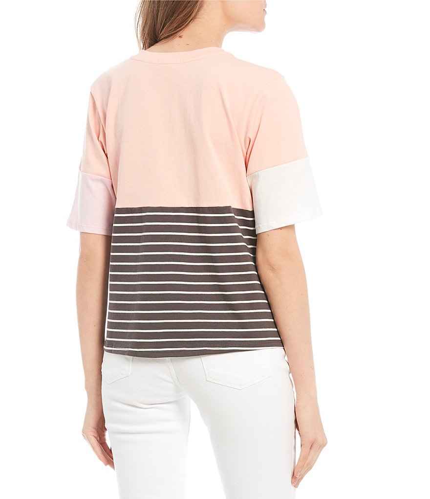 Love On A Hanger Colorblock Pocket Tee