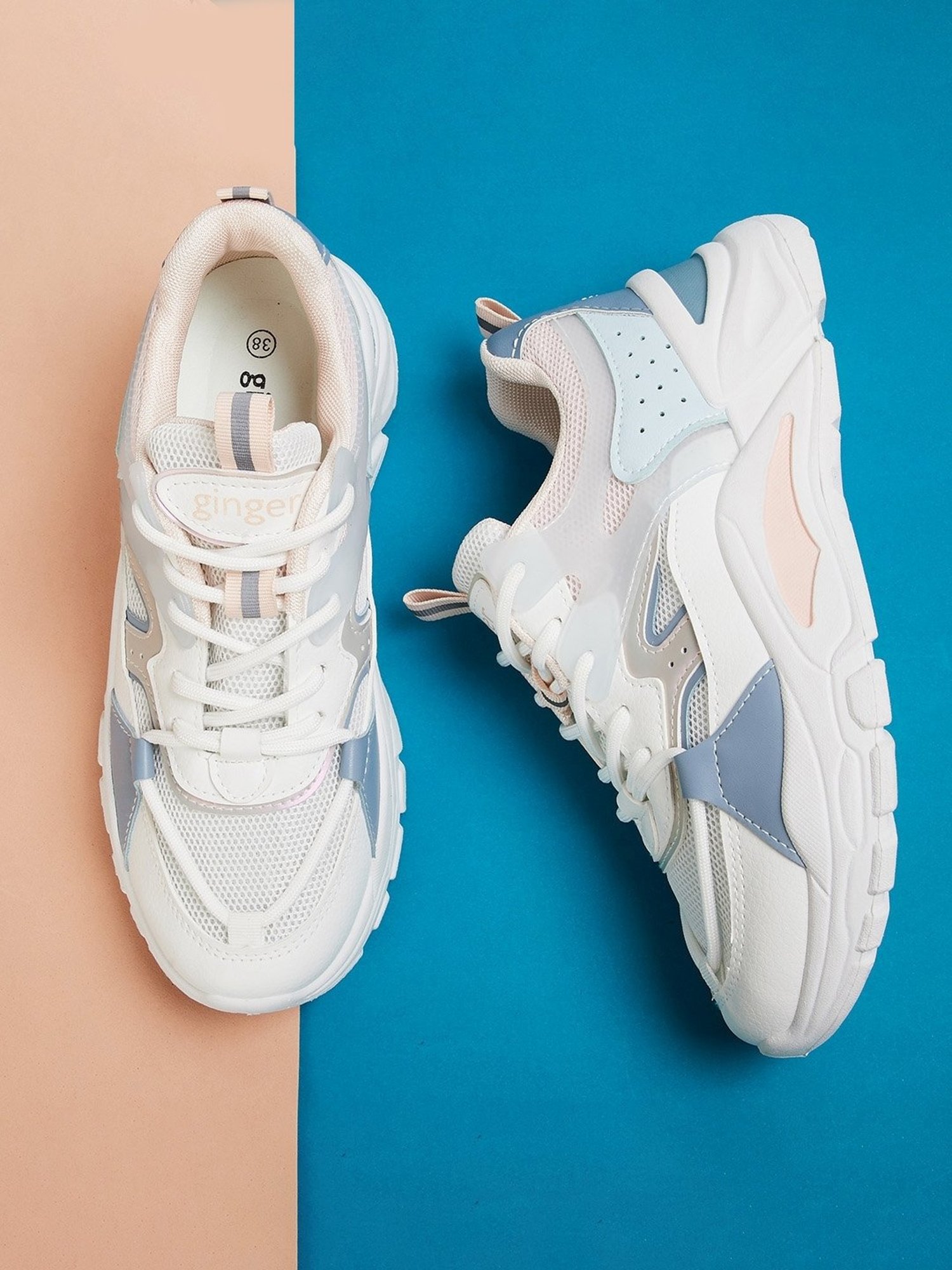 Ginger by Lifestyle Women's White Running Shoes