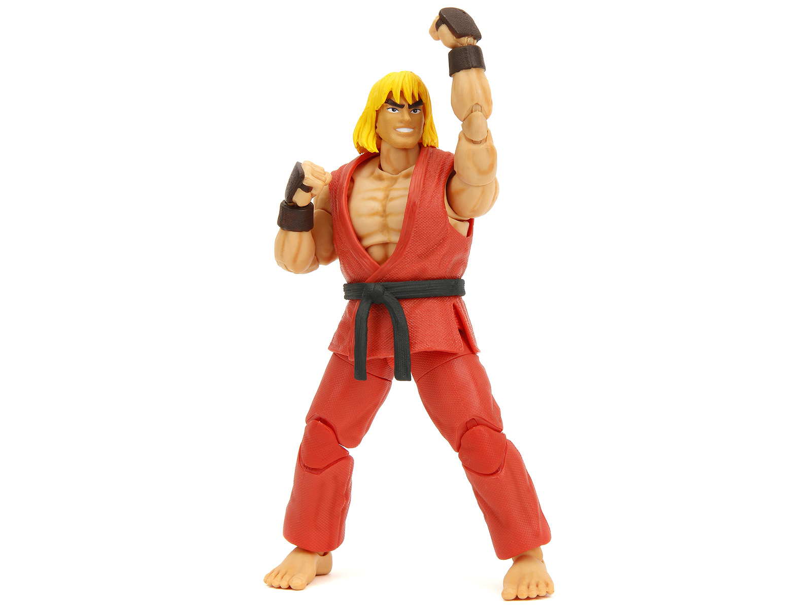 Ken 6" Moveable Figure with Accessories and Alternate Head and Hands "Ultra Street Fighter II: The Final Challengers" (2017) Video Game Model by Jada