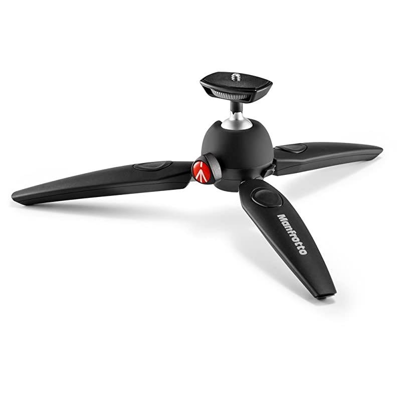 MTPIXIEVOBK PIXI EVO 2Section Mini Tripod for Mirrorless Cameras Compact System Cameras DSLR Video Compact Size Aluminium