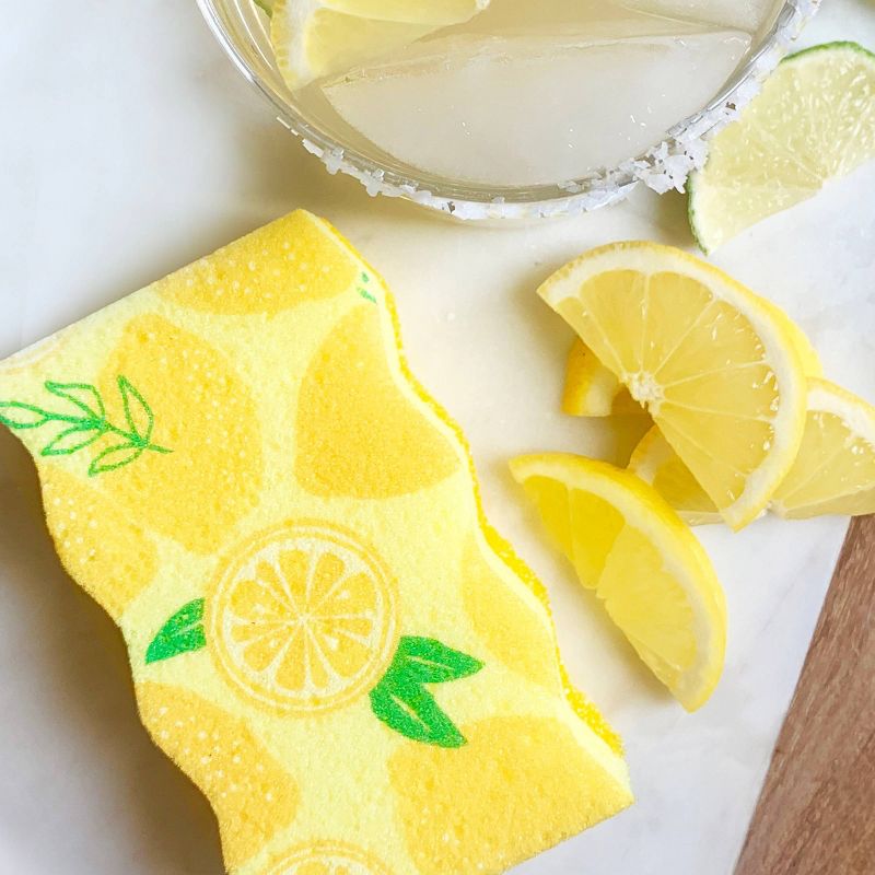 Bright Box Wave Scrub + Wipe - Yellow