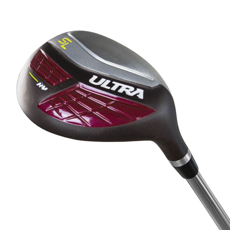 Wilson Ultra Womens Right Handed Golf Club Set & Wheeled Golf Bag Travel Case