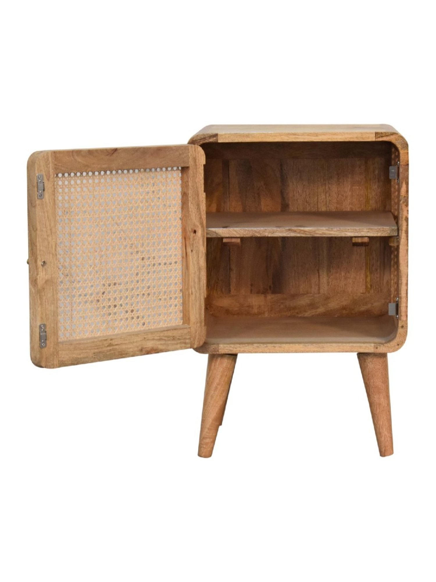 Sleepyhead Ally Teak Brown Sheesham Wood Bedside Table