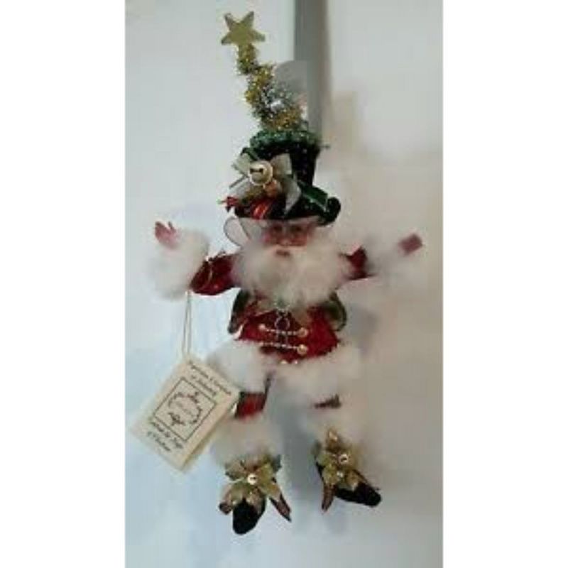 Mark Roberts Products 14" White and Red Collectible Christmas Fairy with Top - Small