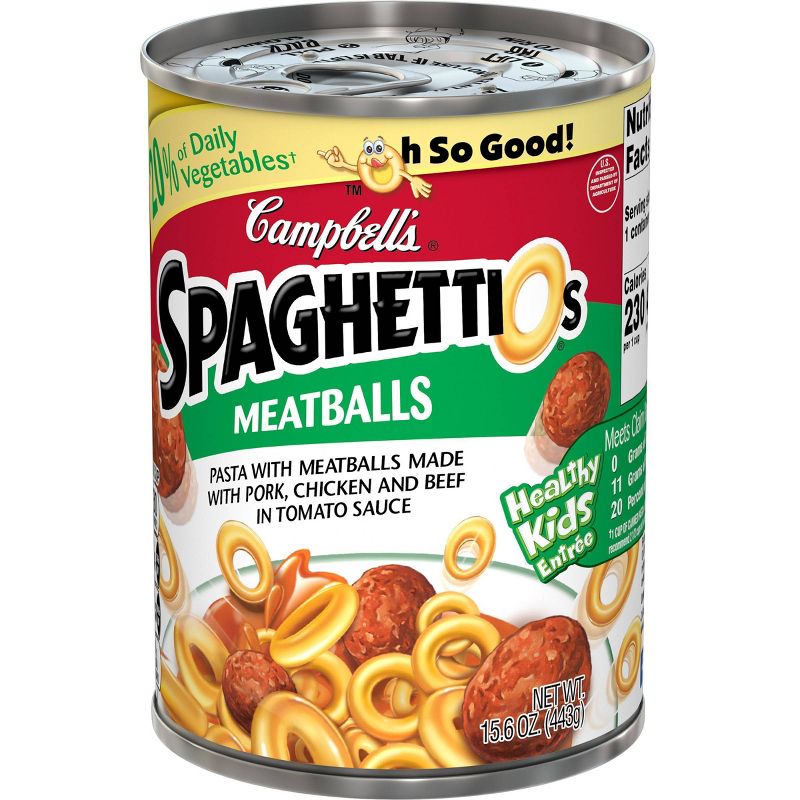 Campbell's SpaghettiOs with Meatballs 14oz