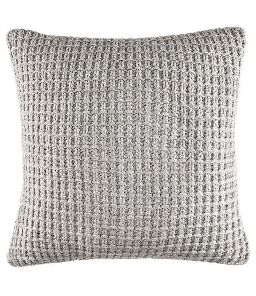 Nautica Whitaker Textured Knit Square Throw Pillow