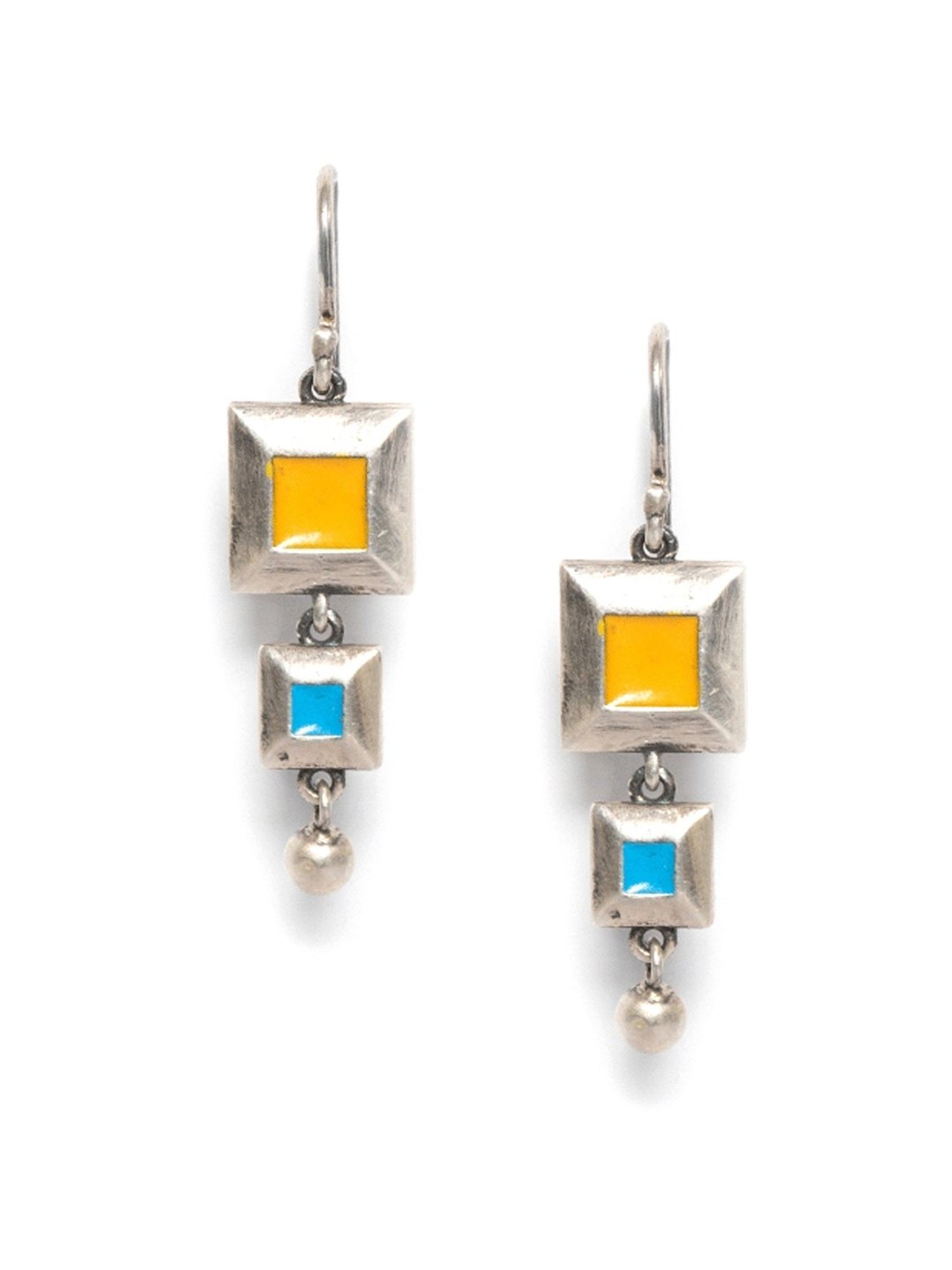 Clara 92.5 Sterling Silver Lily Earrings for Women