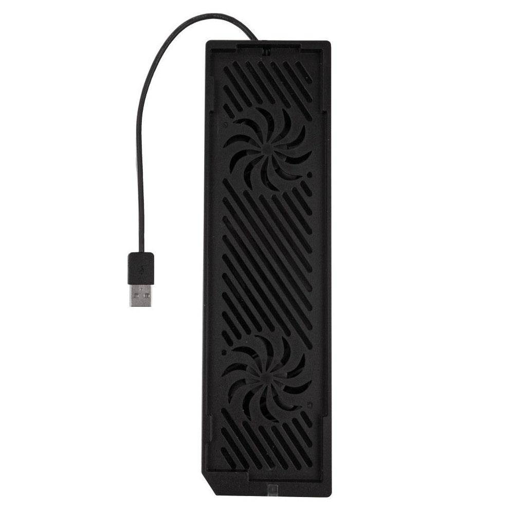 OSTENT Dual Cooling Fan Cooler Stand Twin USB Hub for Xbox One X Console