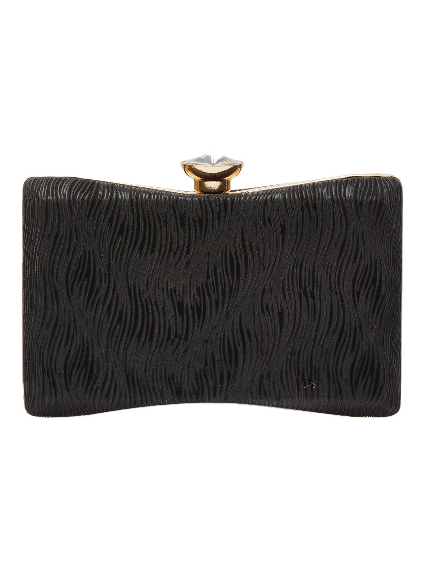 Estee & Lilly Turn Key Closure Clutch - Black