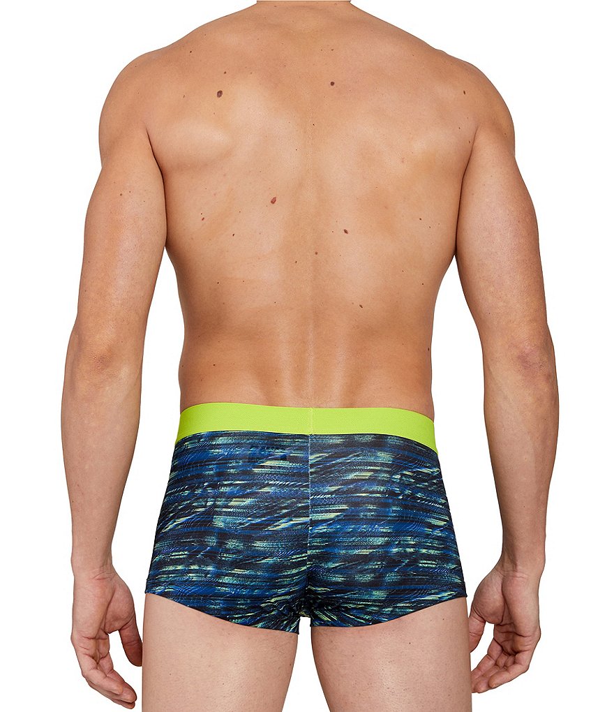 Papi Glitch Print Trunks