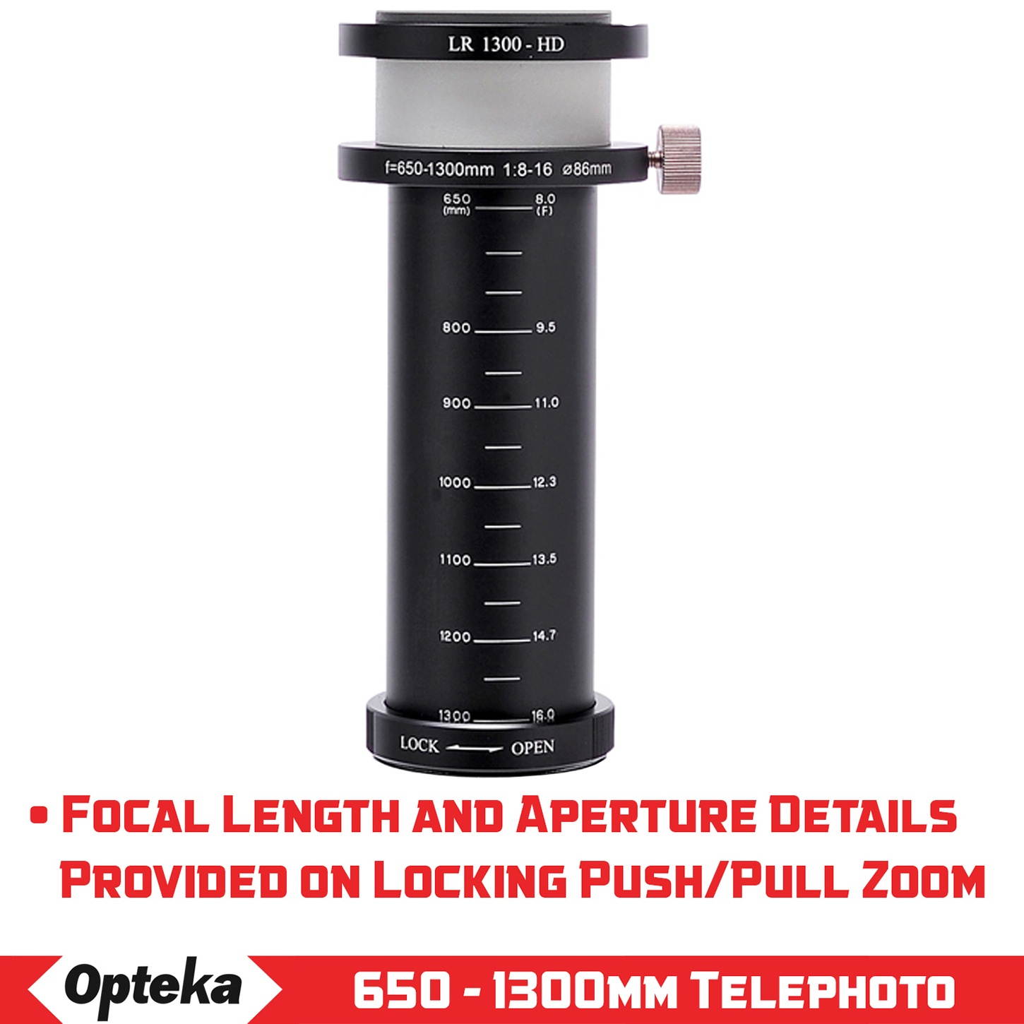 Opteka 650-1300mm Super Telephoto Zoom Lens for Nikon Z-Mount Z7, Z6 and Z50 Mirrorless Digital Cameras