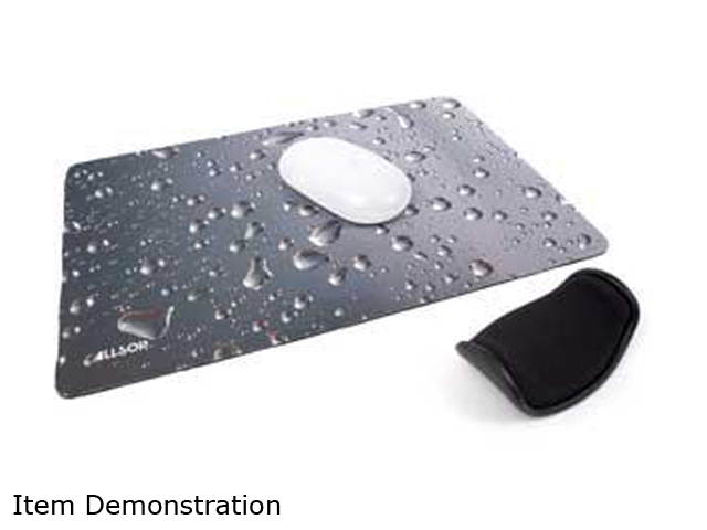 Allsop 29648 Widescreen Metallic Raindrop Mouse Pad