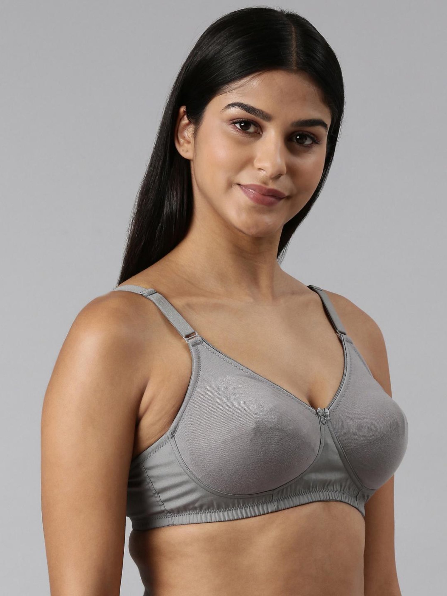 BLOSSOM Grey Full Coverage T-Shirt Bra