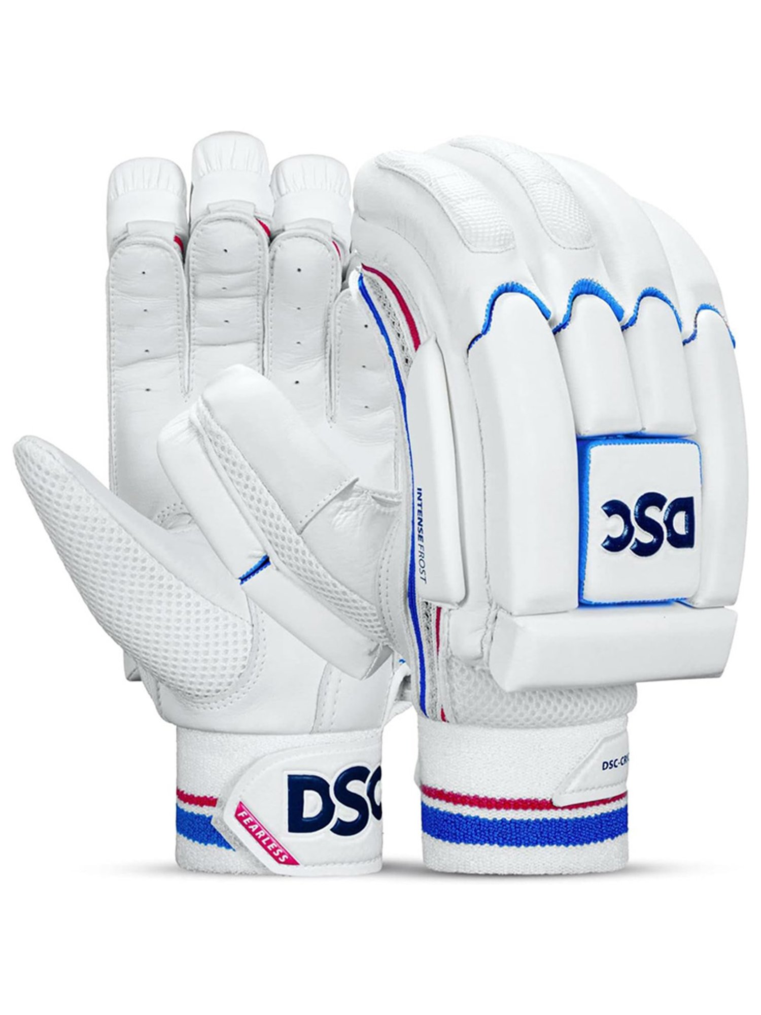 DSC Intense Frost Leather Cricket Batting Gloves Size - Boys