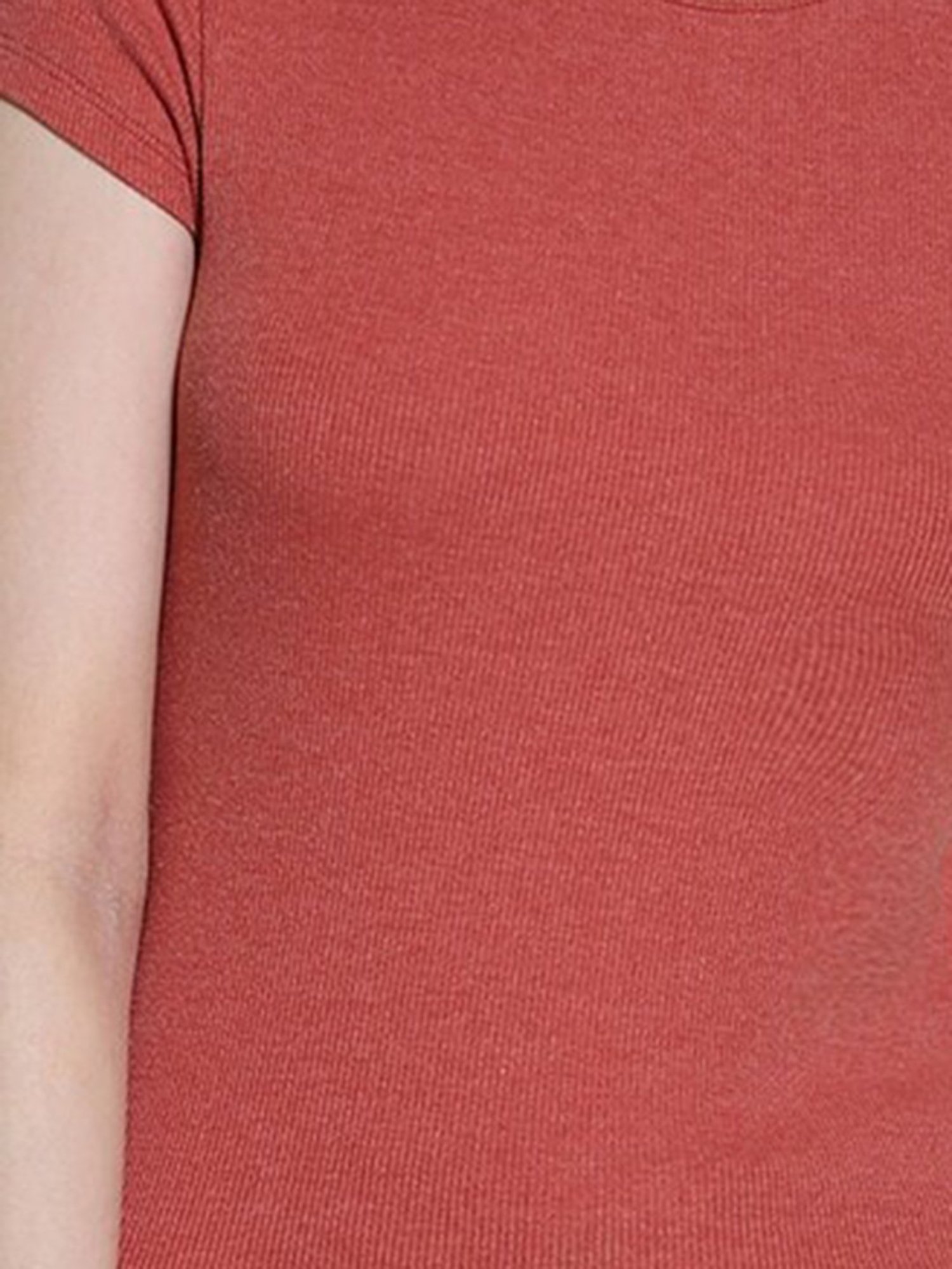 American Eagle Outfitters Red Slim Fit T-Shirt