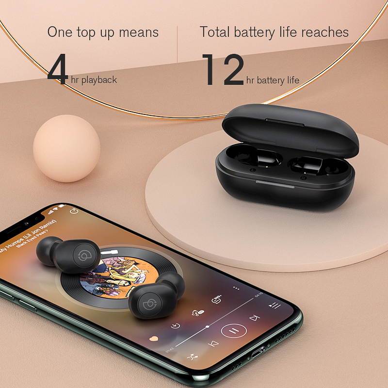 Haylou GT2S Bluetooth Earphones HIFI AAC Dual Connection Earbuds Automatic Pairing Mini TWS Wireless Headphone
