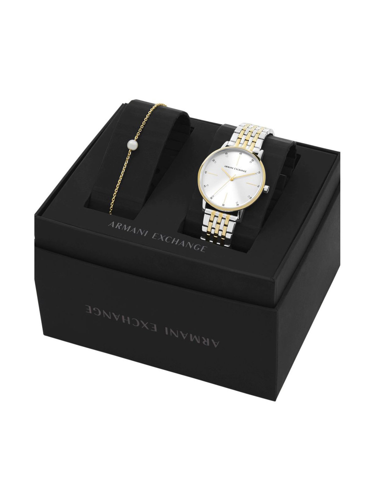 Armani Exchange AX7156SET Lola Analog Watch with Bracelet for Women