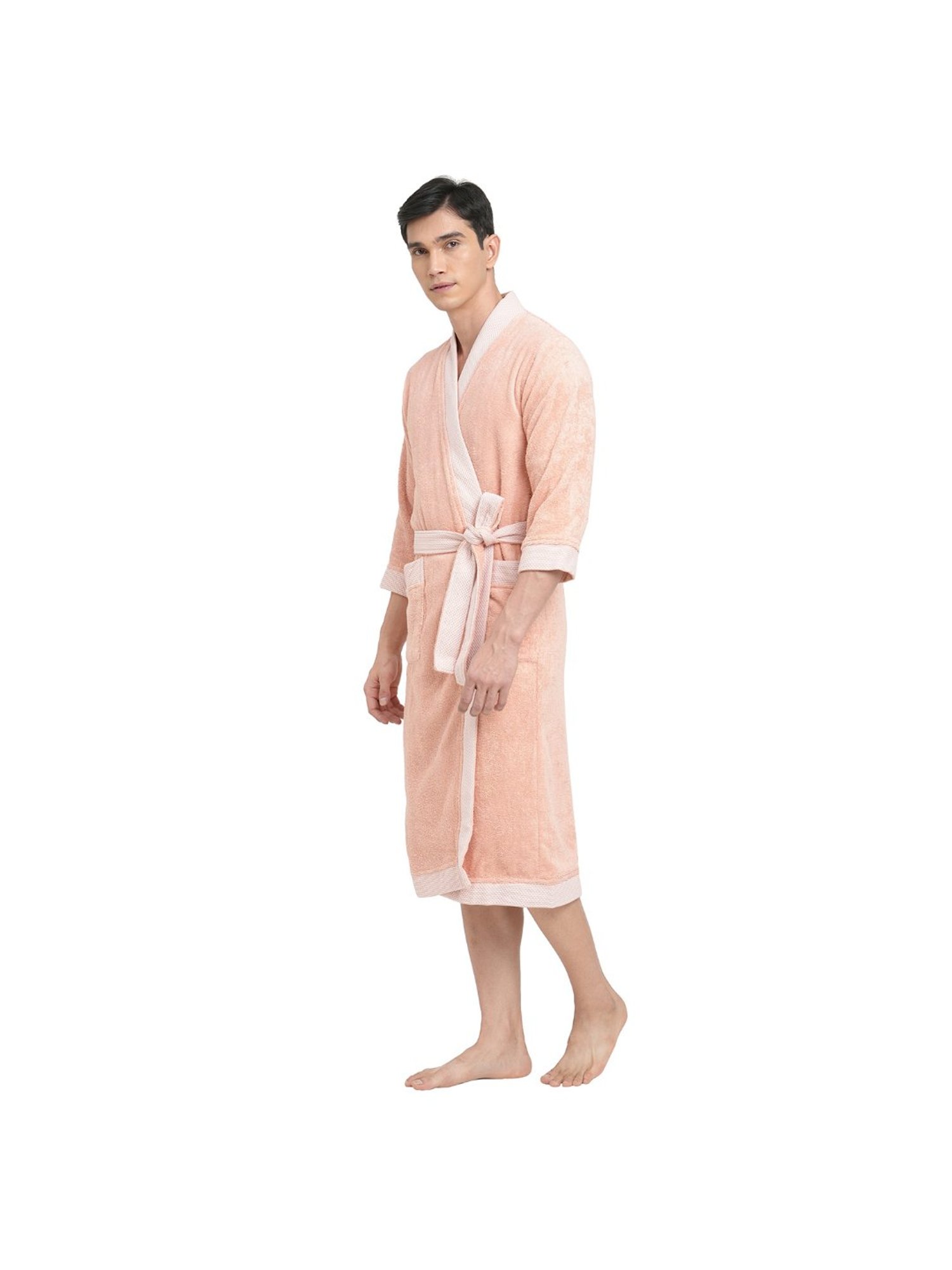 Spaces Hygro Pink 400 GSM Cotton Large Bathrobe