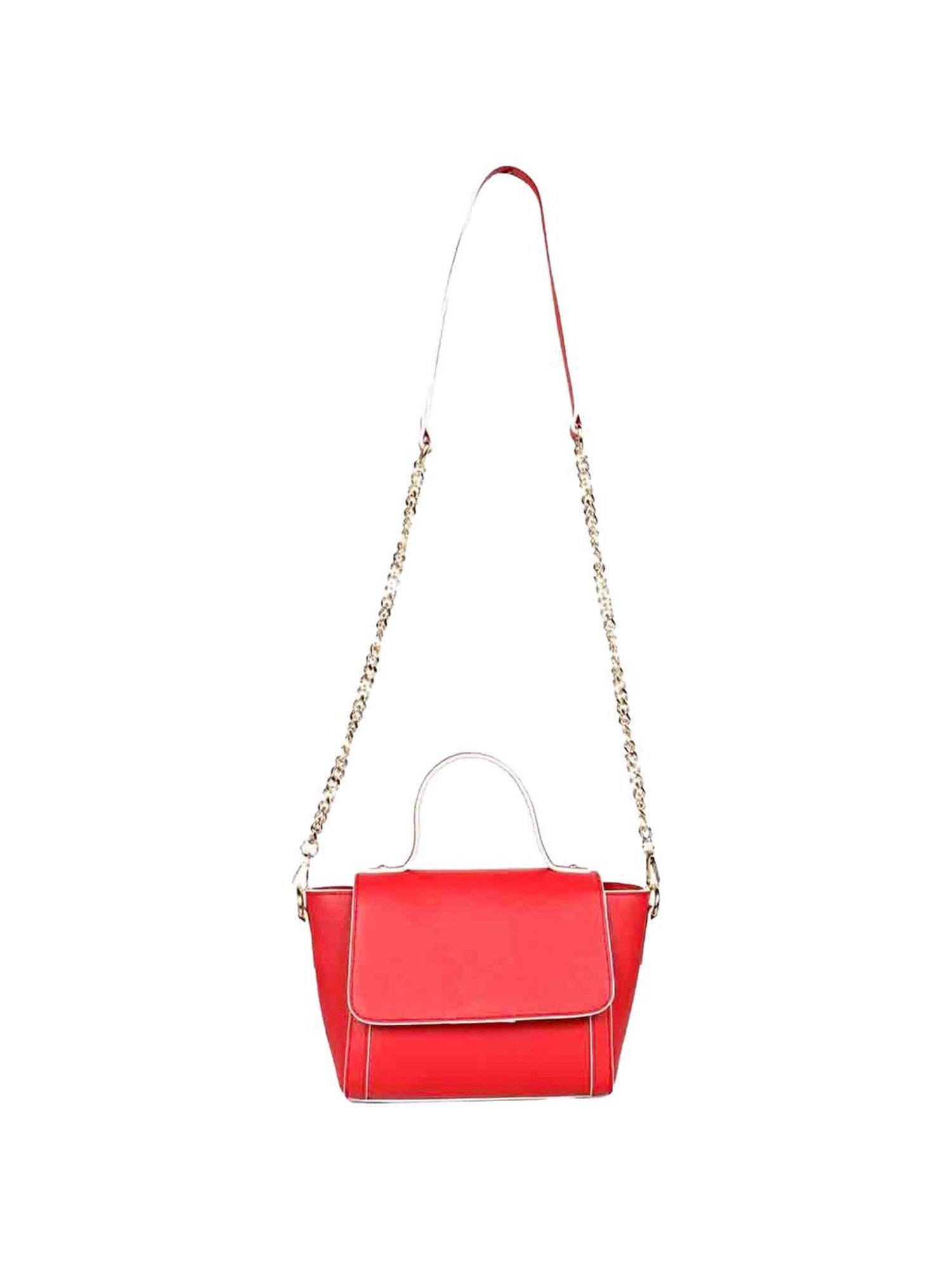 Saint G Red Solid Small Handbag