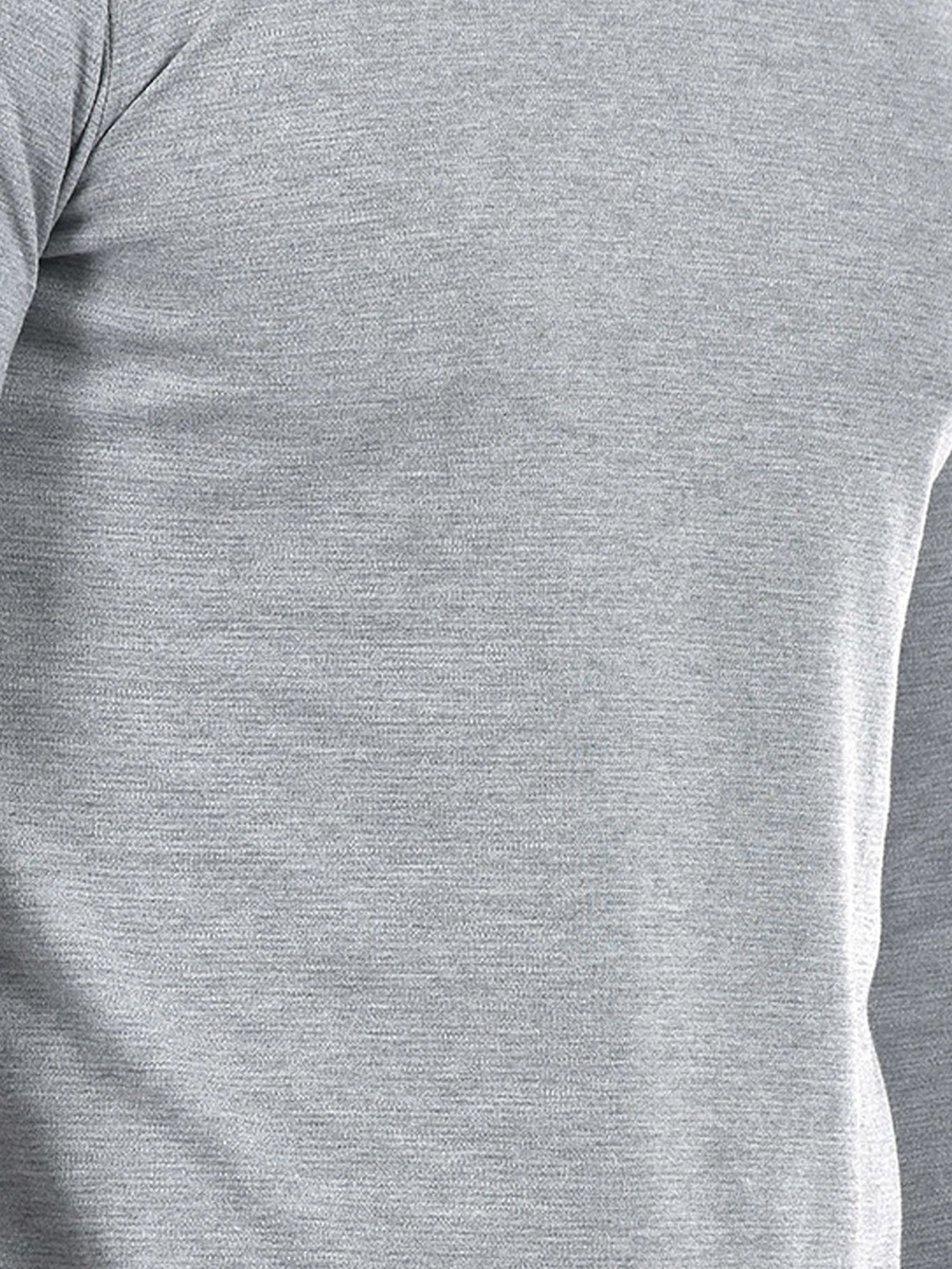 Integriti Grey Melange Regular Fit T-Shirt