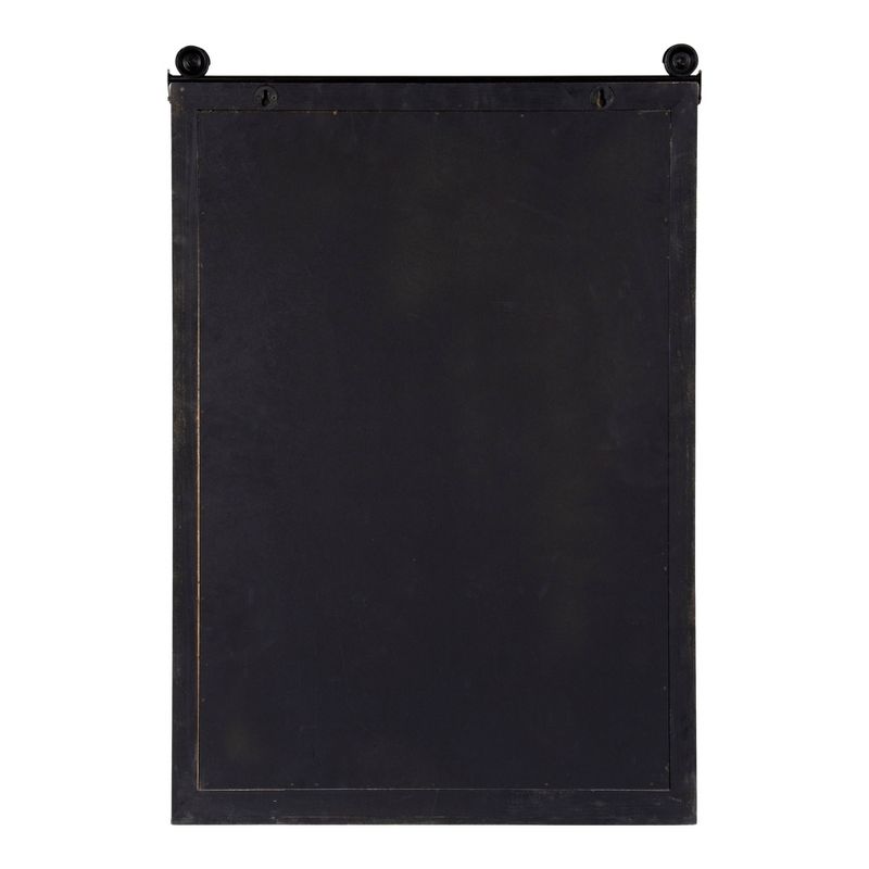 26" x 32" Sumpter Wood Framed Wall Organizer Rustic Brown - Kate and Laurel