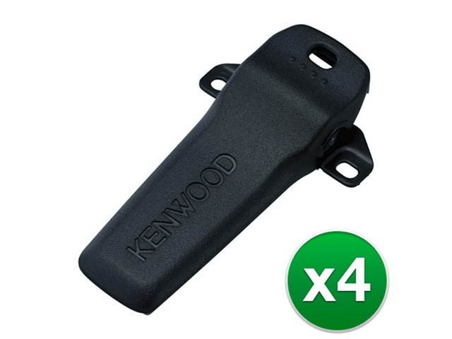 Kenwood KBH21W Spring action belt clip (4-Pack) Kenwood KBH-21W Spring action belt clip