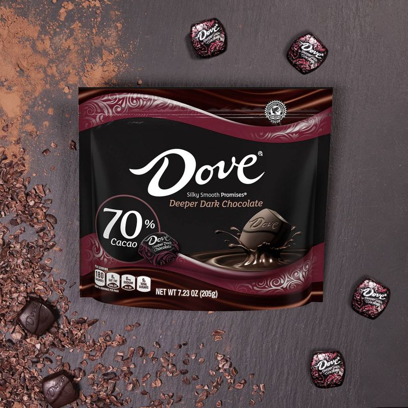 Dove Promises Extra Dark Chocolate 70% Cacao Sharing SUP - 7.23oz