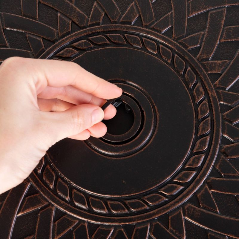 Wagner Aluminum Round LPG Fire Pit - Fire Sense