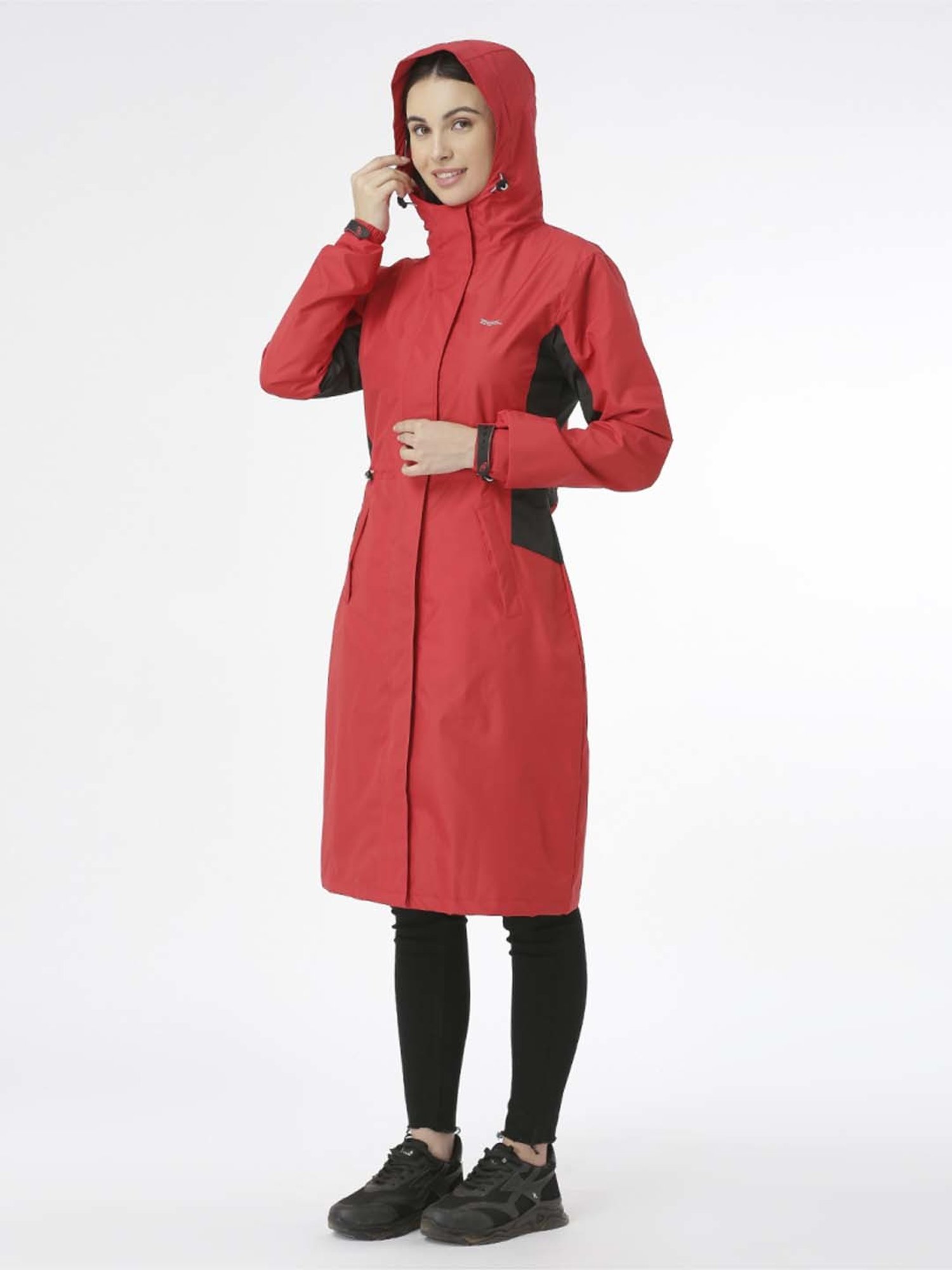 Zeel Red Regular Fit Rain Jacket