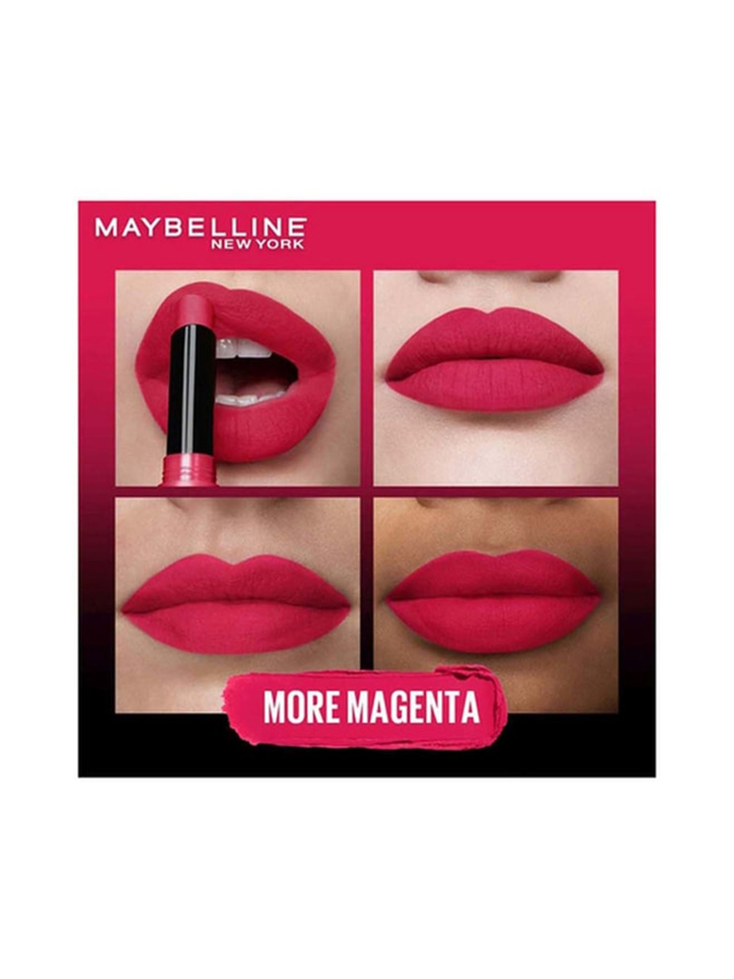 Maybelline New York Color Sensational Ultimattes Lipstick - More Magenta,1.7 g