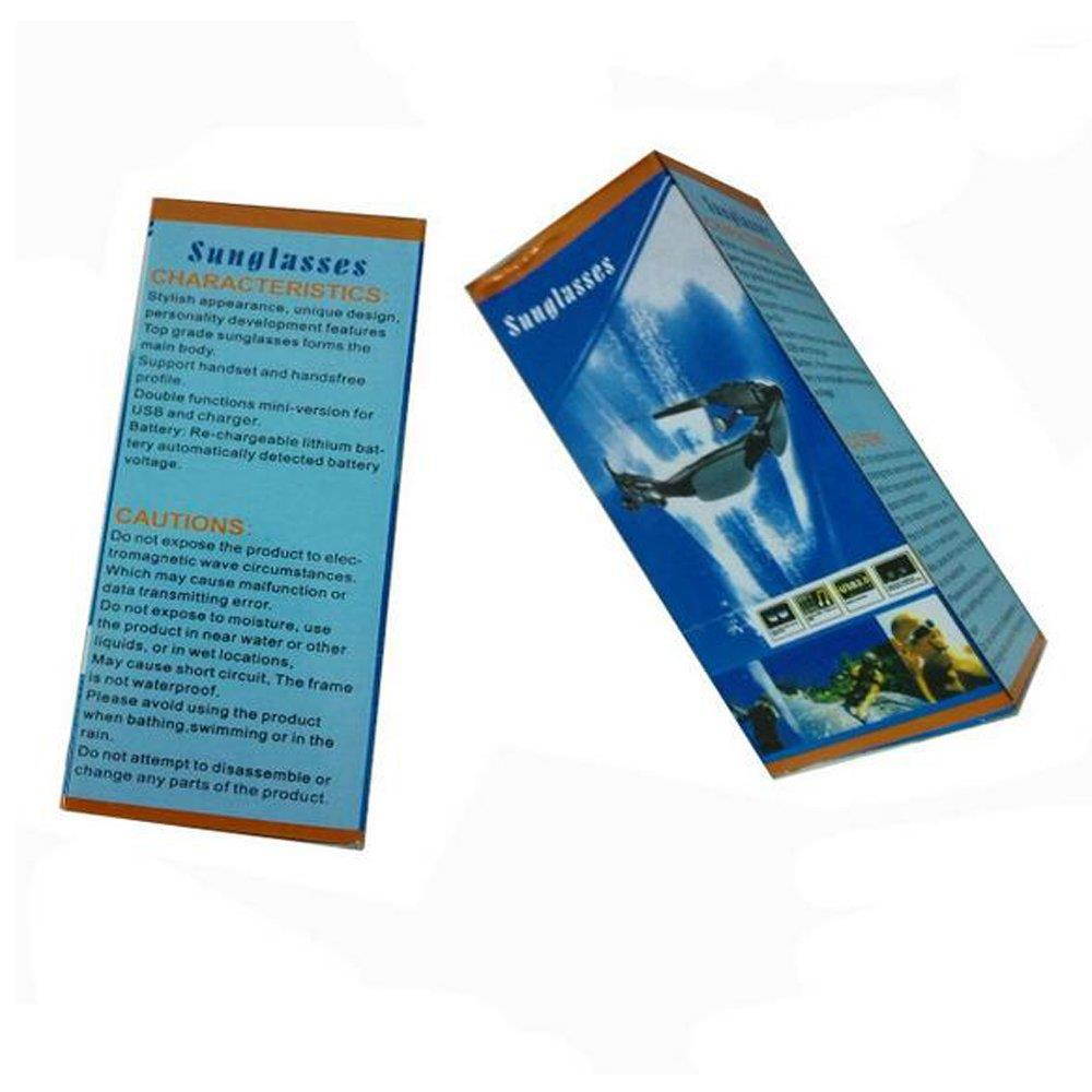 sport Bluetooth 4.1 car Sunglass Glasses Earbuds Music Stereo Wireless Headphone for men and women travel Mountaineering (BLACK)