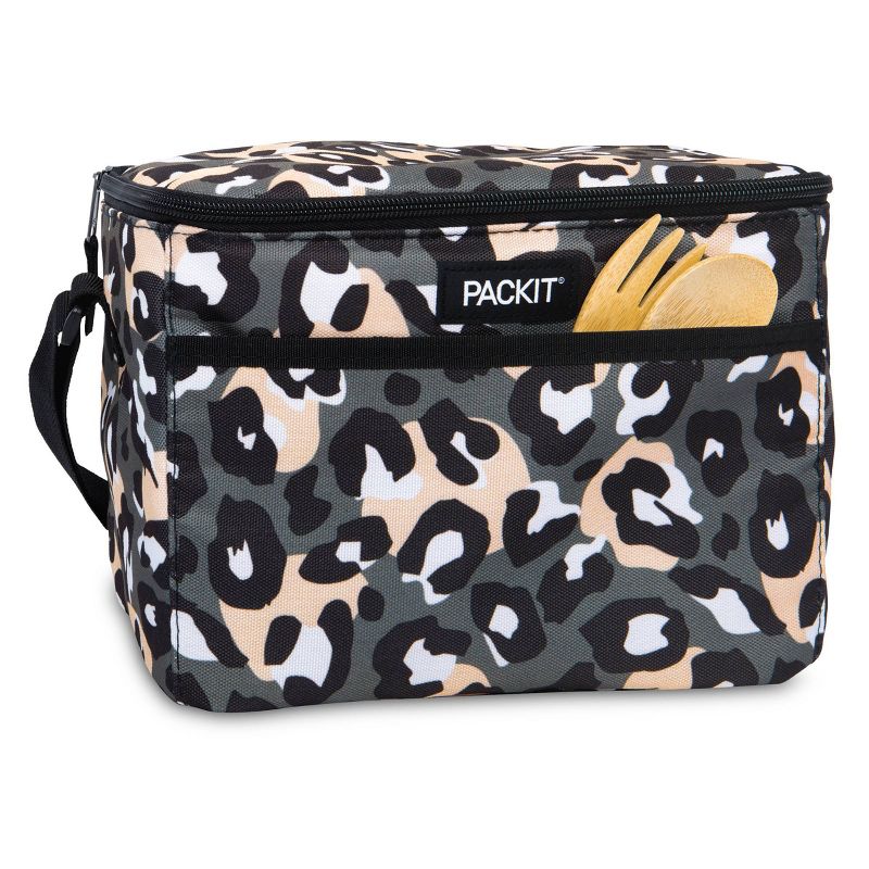 Packit Freezable Everyday Lunch Box - Wild Leopard Gray