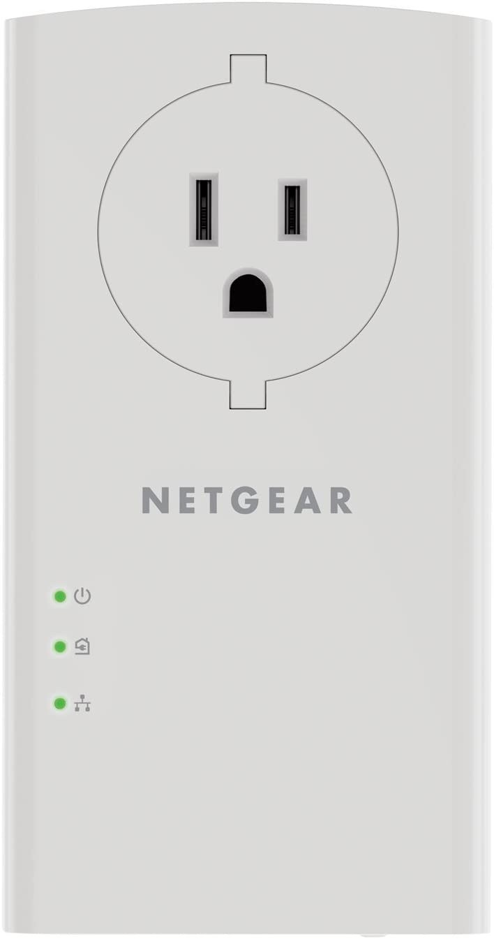 Powerline G.hn Powerline Adapter | Pass-Through Outlet | 1200Mbps | 2-Unit Kit | (GPL-1200PT-KIT)